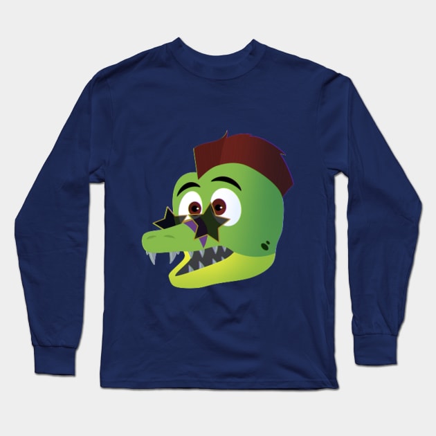 Montgomery Gator Long Sleeve T-Shirt by Sparkycola